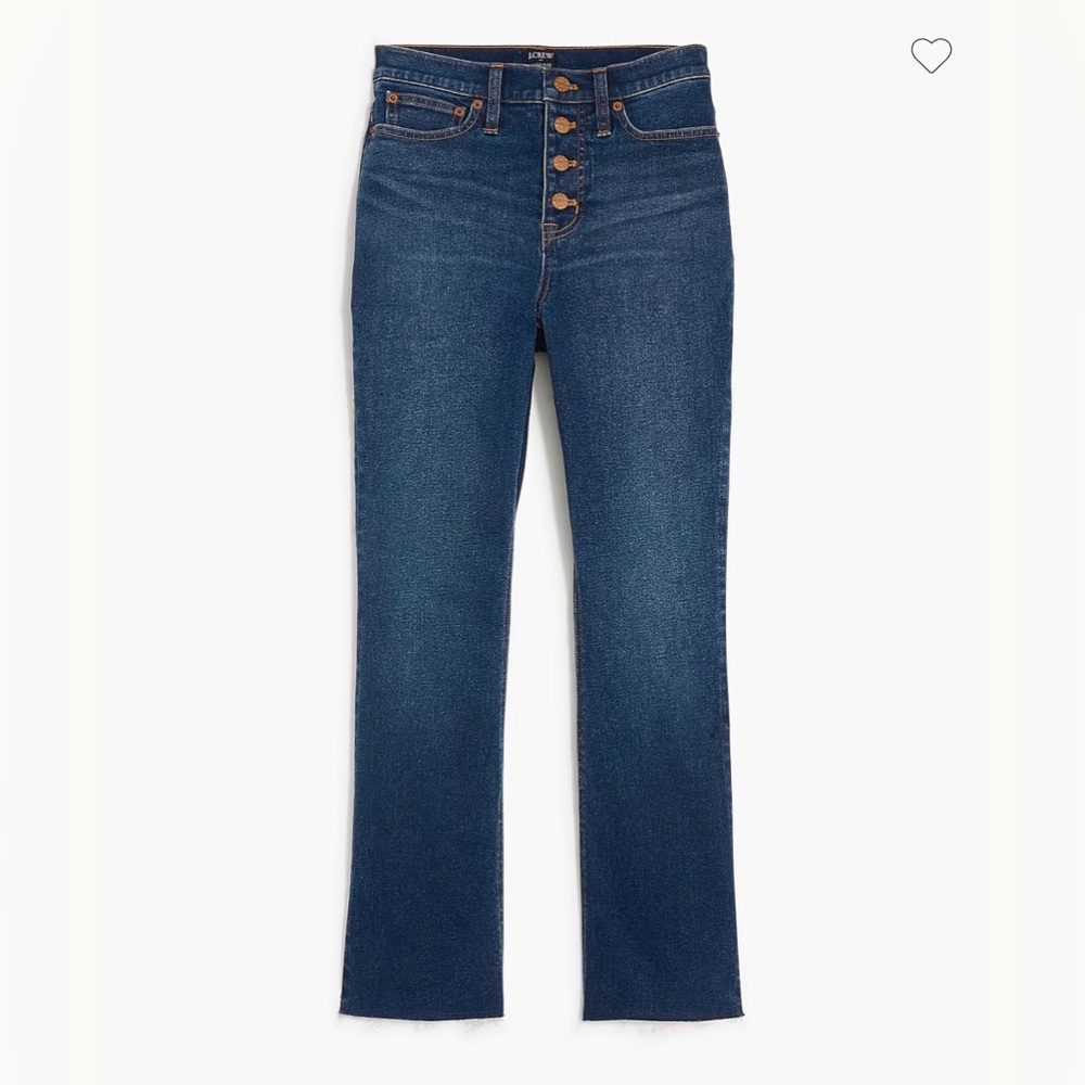 nwot J Crew High-Rise Flare Crop Jeans in 29 Petite